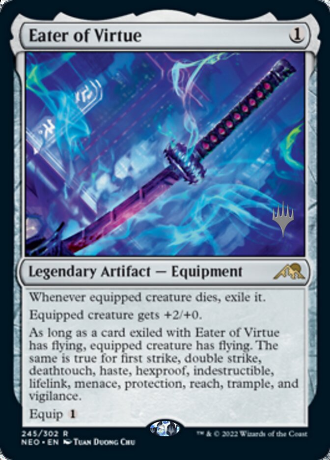 Eater of Virtue (Promo Pack) [Kamigawa: Neon Dynasty Promos] | Exor Games Dartmouth