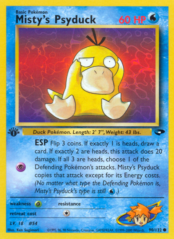 Misty's Psyduck (90/132) [Gym Challenge 1st Edition] | Exor Games Dartmouth