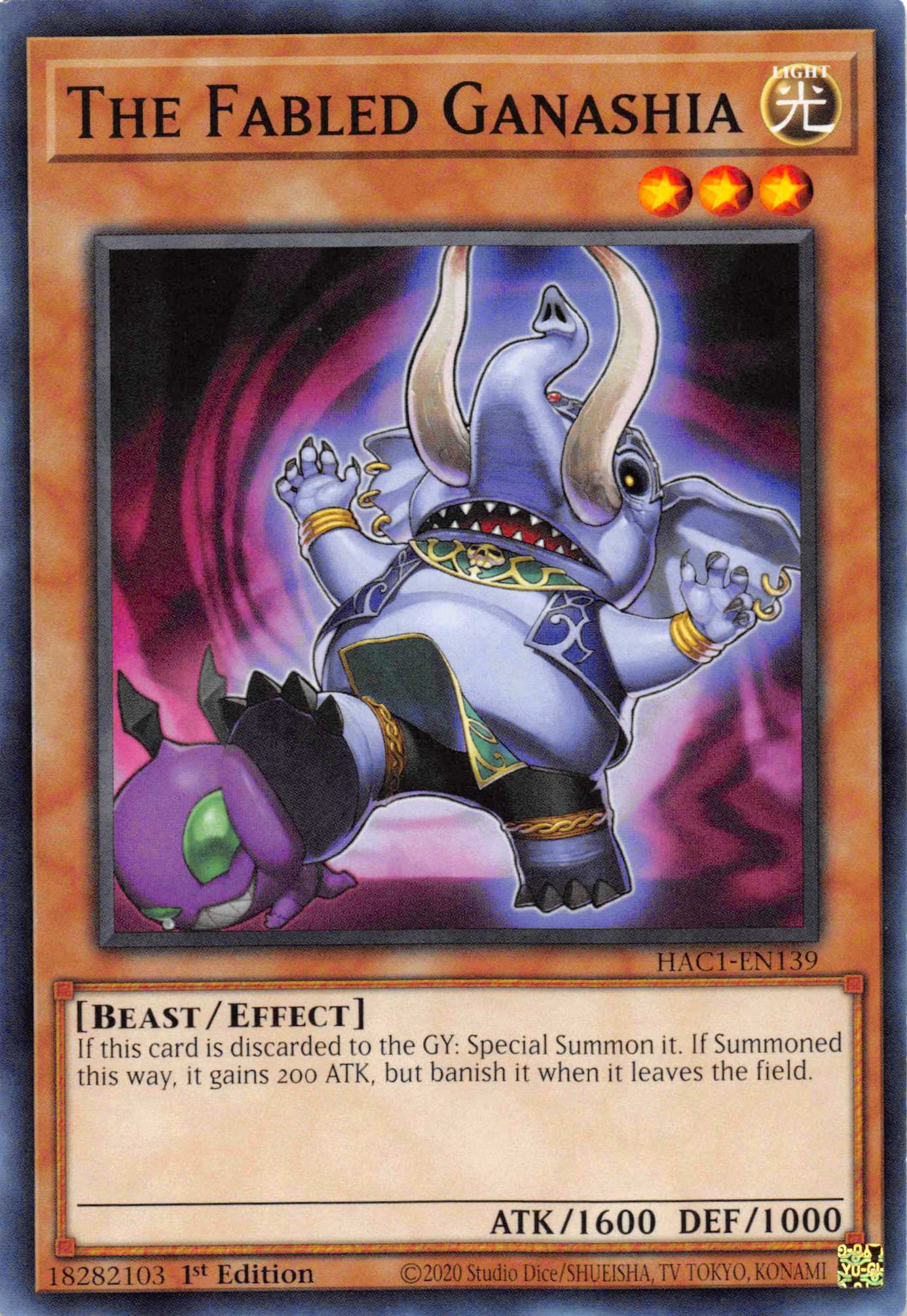 The Fabled Ganashia [HAC1-EN139] Common | Exor Games Dartmouth