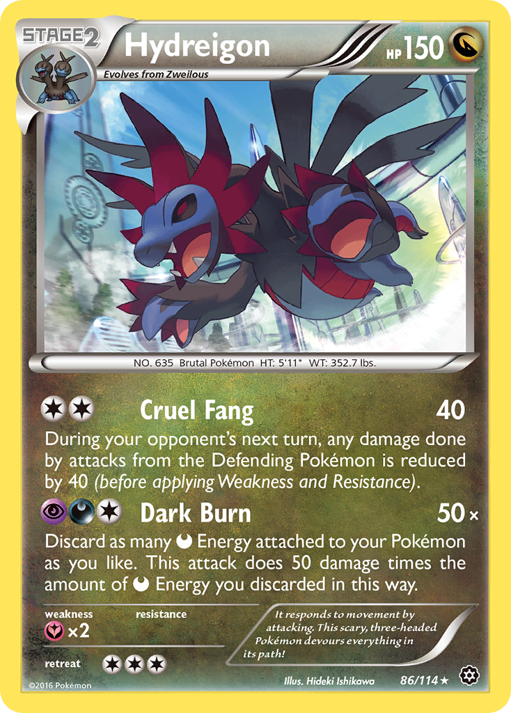 Hydreigon (86/114) [XY: Steam Siege] | Exor Games Dartmouth