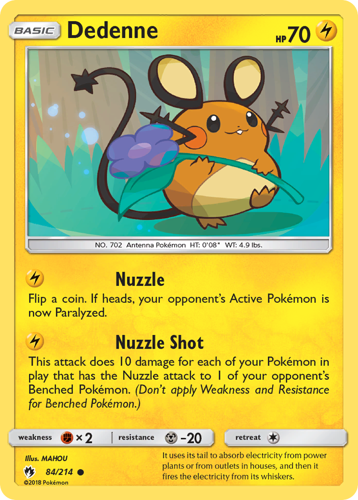 Dedenne (84/214) [Sun & Moon: Lost Thunder] | Exor Games Dartmouth