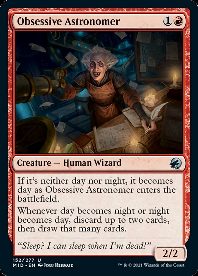 Obsessive Astronomer [Innistrad: Midnight Hunt] | Exor Games Dartmouth