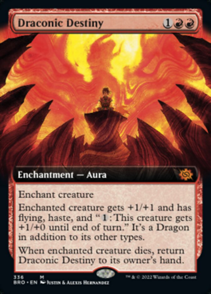 Draconic Destiny (Extended Art) [The Brothers' War] | Exor Games Dartmouth