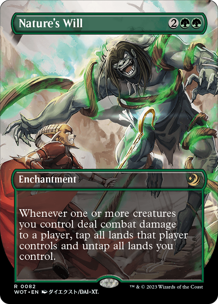 Nature's Will (Anime Borderless) [Wilds of Eldraine: Enchanting Tales] | Exor Games Dartmouth
