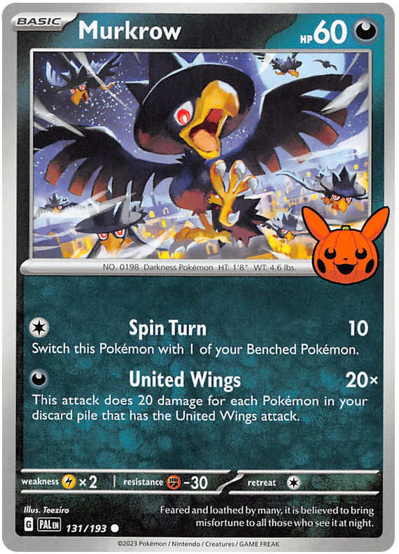 Murkrow (131/193) [Trick or Trade 2023] | Exor Games Dartmouth