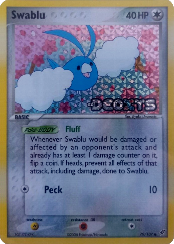 Swablu (79/107) (Stamped) [EX: Deoxys] | Exor Games Dartmouth