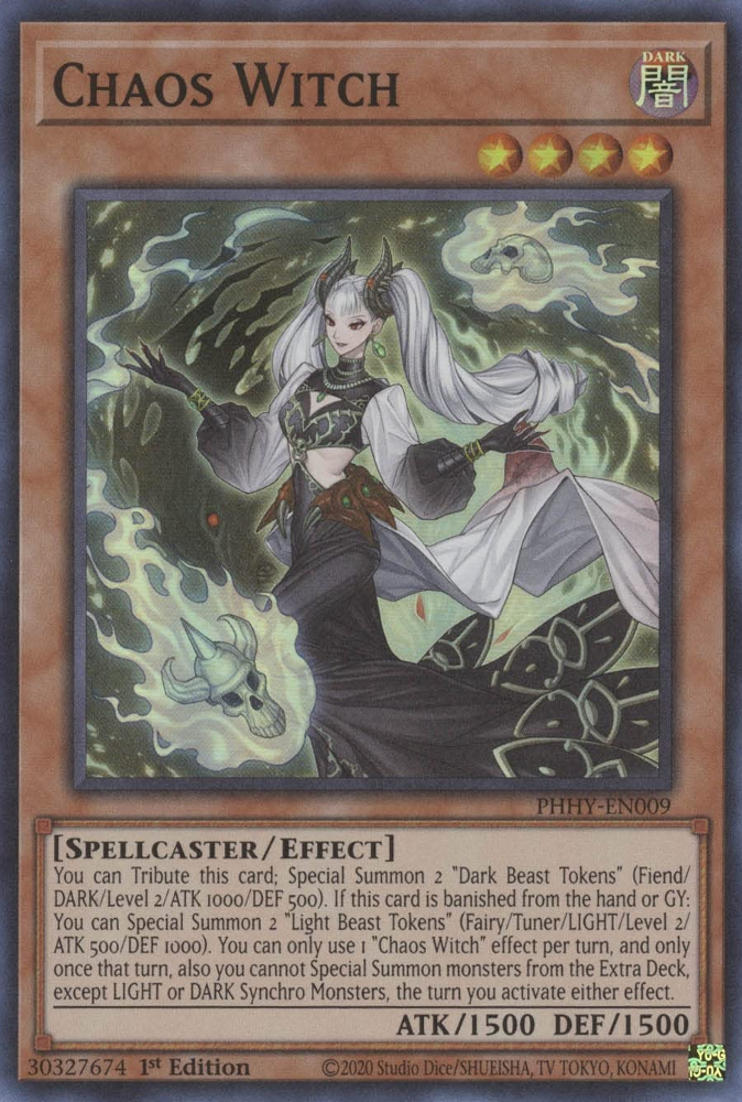 Chaos Witch [PHHY-EN009] Super Rare | Exor Games Dartmouth