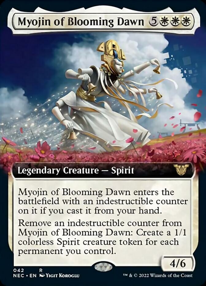 Myojin of Blooming Dawn (Extended) [Kamigawa: Neon Dynasty Commander] | Exor Games Dartmouth