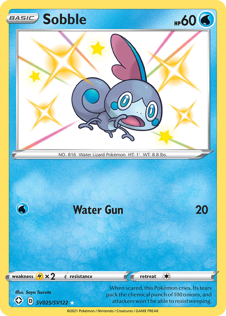 Sobble (SV025/SV122) [Sword & Shield: Shining Fates] | Exor Games Dartmouth