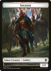 Dragon // Soldier Token [Commander Legends Tokens] | Exor Games Dartmouth