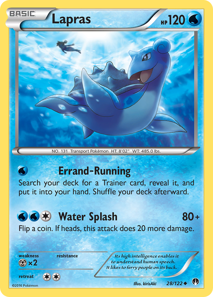 Lapras (28/122) [XY: BREAKpoint] | Exor Games Dartmouth