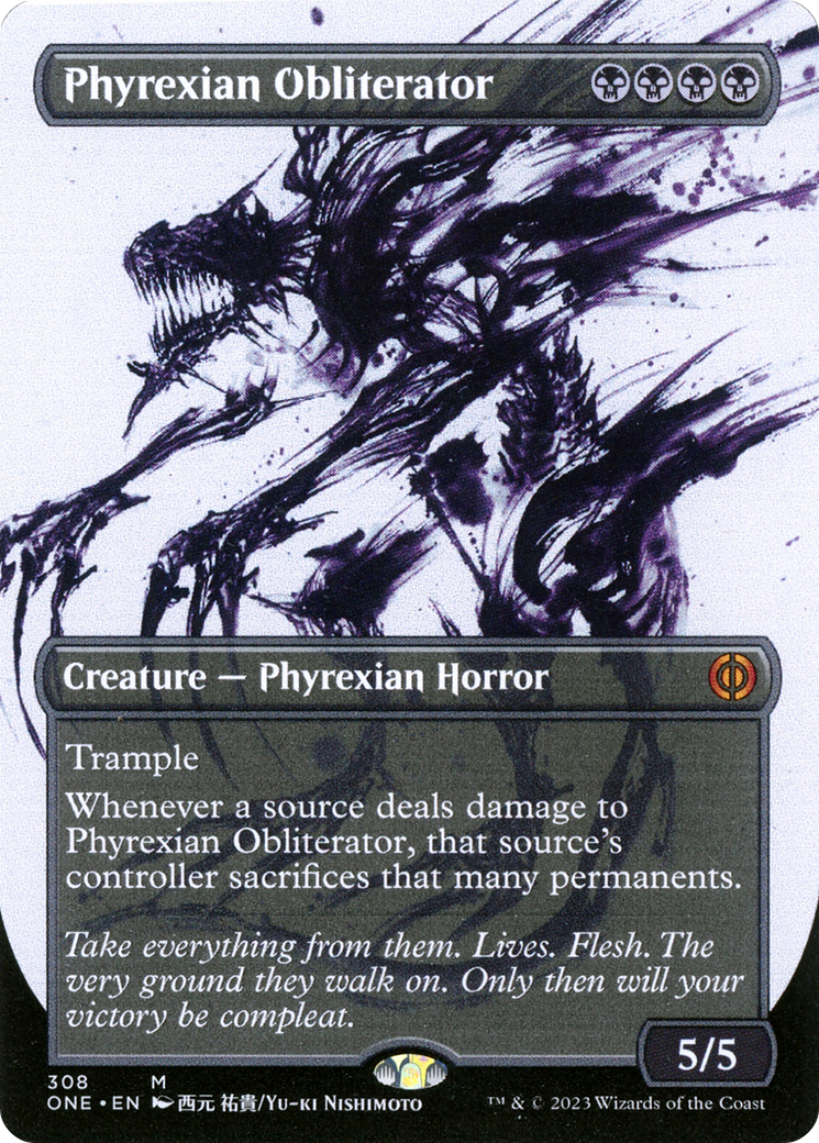 Phyrexian Obliterator (Borderless Ichor) [Phyrexia: All Will Be One] | Exor Games Dartmouth