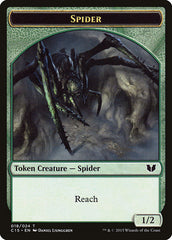 Saproling // Spider Double-Sided Token [Commander 2015 Tokens] | Exor Games Dartmouth