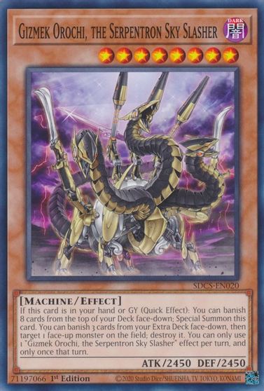 Gizmek Orochi, the Serpentron Sky Slasher [SDCS-EN020] Common | Exor Games Dartmouth