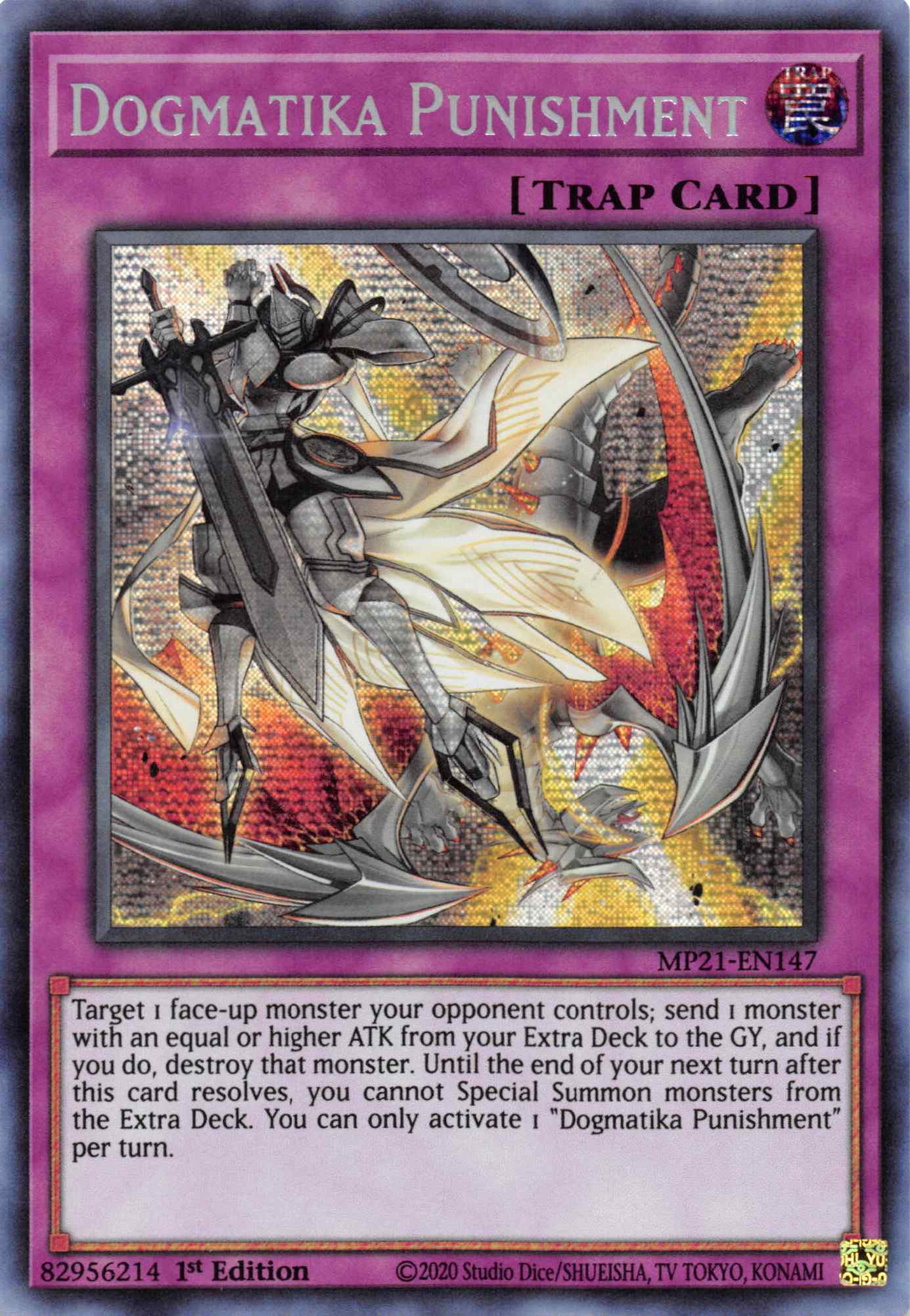 Dogmatika Punishment [MP21-EN147] Prismatic Secret Rare | Exor Games Dartmouth