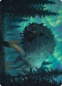 Sarulf, Realm Eater Art Card [Kaldheim: Art Series] | Exor Games Dartmouth