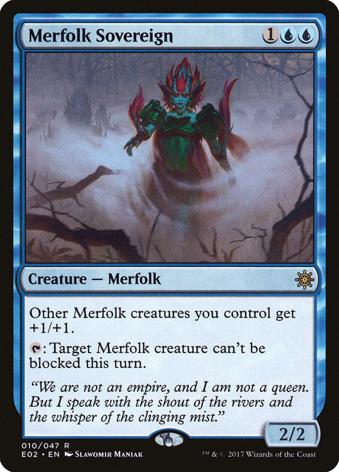 Merfolk Sovereign [Explorers of Ixalan] | Exor Games Dartmouth