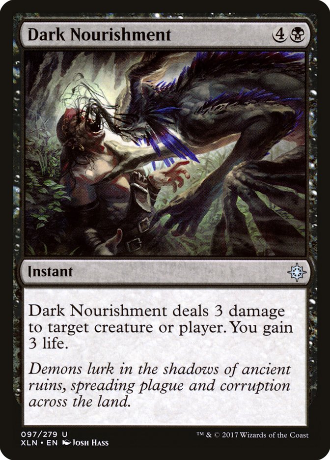 Dark Nourishment [Ixalan] | Exor Games Dartmouth