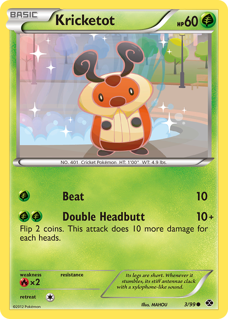 Kricketot (3/99) [Black & White: Next Destinies] | Exor Games Dartmouth