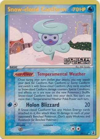 Snow-cloud Castform (29/113) (Stamped) [EX: Delta Species] | Exor Games Dartmouth