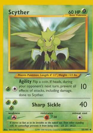 Scyther (55/105) [Neo Destiny Unlimited] | Exor Games Dartmouth