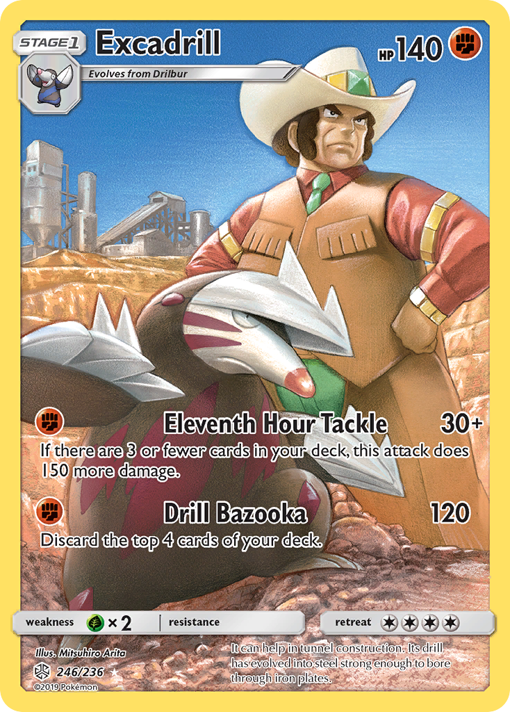 Excadrill (246/236) [Sun & Moon: Cosmic Eclipse] | Exor Games Dartmouth