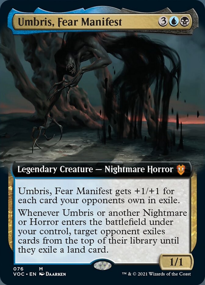 Umbris, Fear Manifest (Extended) [Innistrad: Crimson Vow Commander] | Exor Games Dartmouth