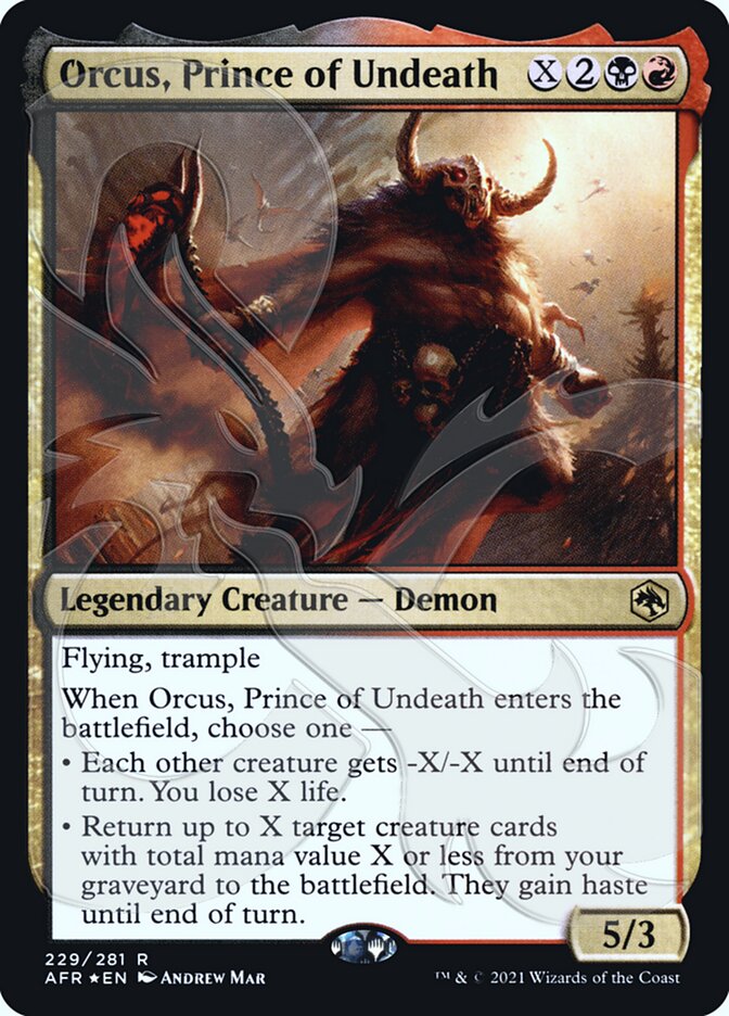 Orcus, Prince of Undeath (Ampersand Promo) [Dungeons & Dragons: Adventures in the Forgotten Realms Promos] | Exor Games Dartmouth