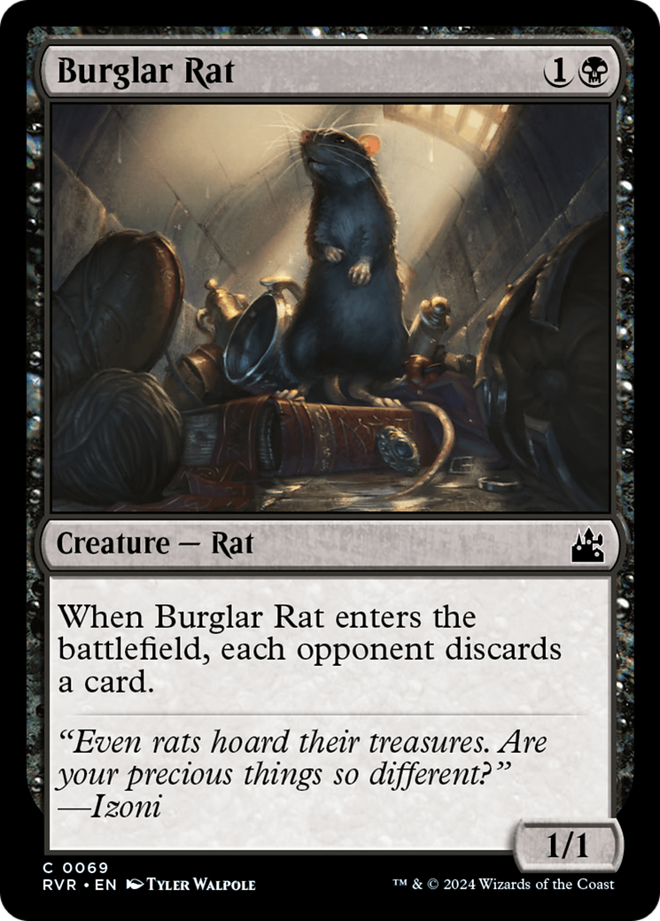 Burglar Rat [Ravnica Remastered] | Exor Games Dartmouth