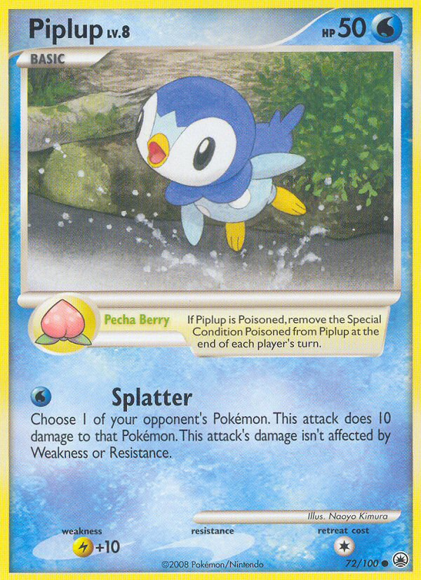 Piplup (72/100) [Diamond & Pearl: Majestic Dawn] | Exor Games Dartmouth