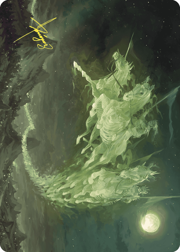 Moonshaker Cavalry Art Card (Gold-Stamped Signature) [Wilds of Eldraine Art Series] | Exor Games Dartmouth