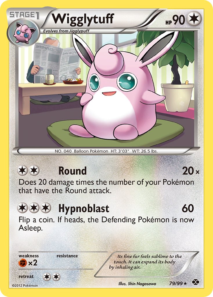 Wigglytuff (79/99) (Cosmos Holo) (Blister Exclusive) [Black & White: Next Destinies] | Exor Games Dartmouth