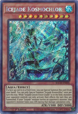Icejade Kosmochlor [BACH-EN006] Secret Rare | Exor Games Dartmouth