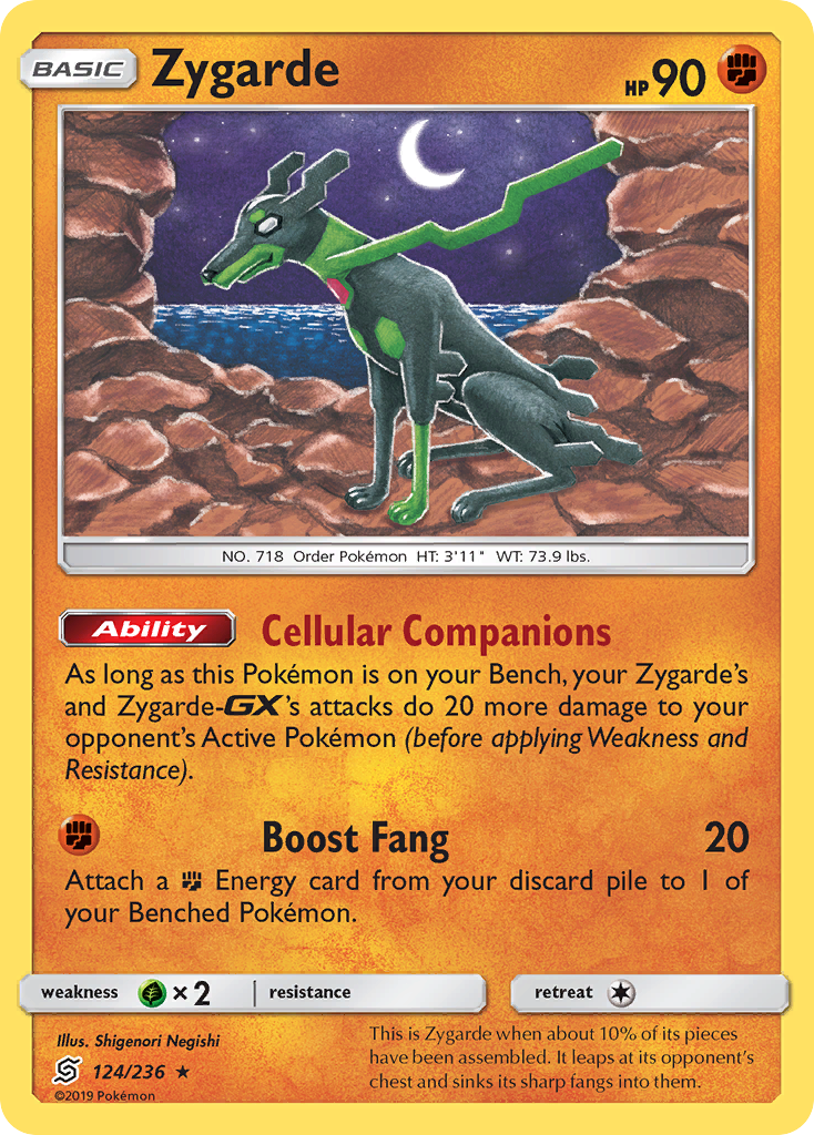 Zygarde (124/236) [Sun & Moon: Unified Minds] | Exor Games Dartmouth