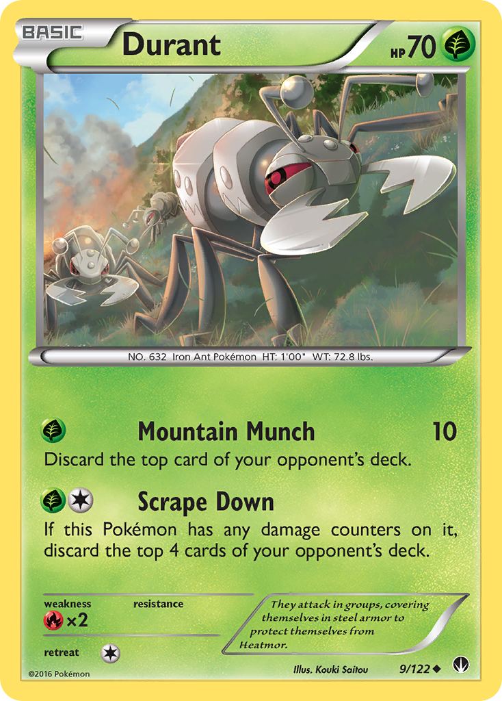 Durant (9/122) [XY: BREAKpoint] | Exor Games Dartmouth