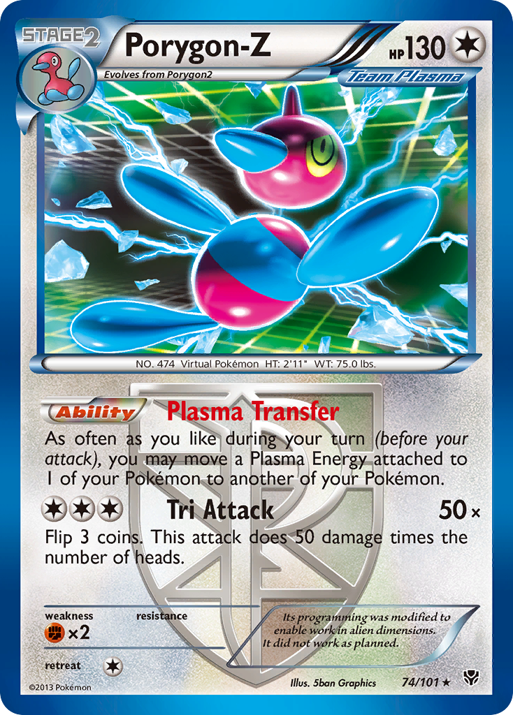 Porygon-Z (74/101) [Black & White: Plasma Blast] | Exor Games Dartmouth