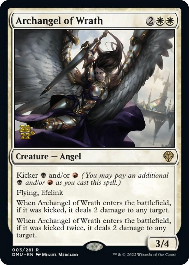 Archangel of Wrath [Dominaria United Prerelease Promos] | Exor Games Dartmouth