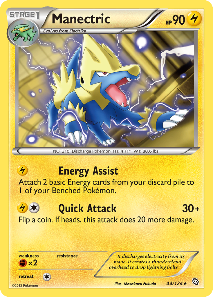 Manectric (44/124) [Black & White: Dragons Exalted] | Exor Games Dartmouth