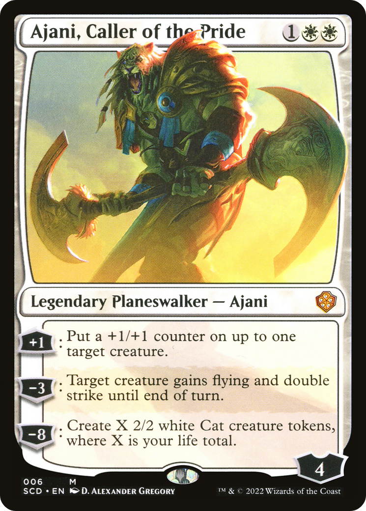 Ajani, Caller of the Pride [Starter Commander Decks] | Exor Games Dartmouth