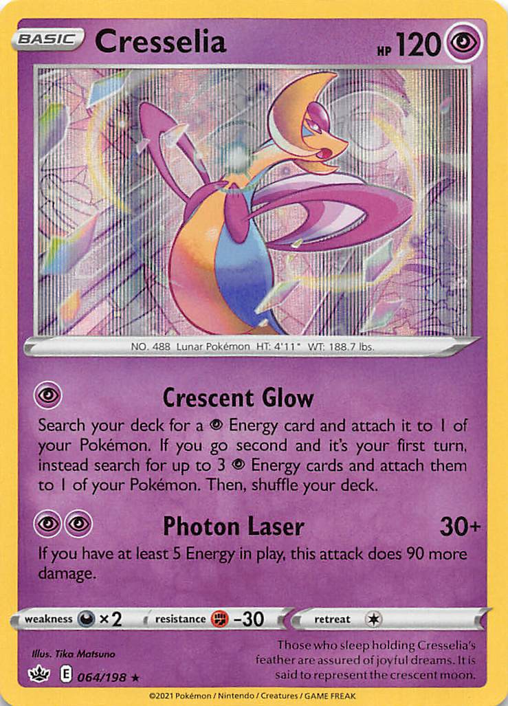 Cresselia (064/198) [Sword & Shield: Chilling Reign] | Exor Games Dartmouth