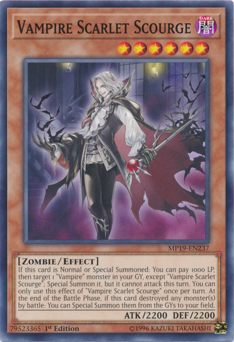Vampire Scarlet Scourge [MP19-EN237] Common | Exor Games Dartmouth
