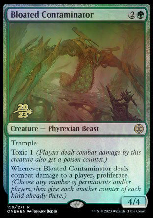 Bloated Contaminator [Phyrexia: All Will Be One Prerelease Promos] | Exor Games Dartmouth