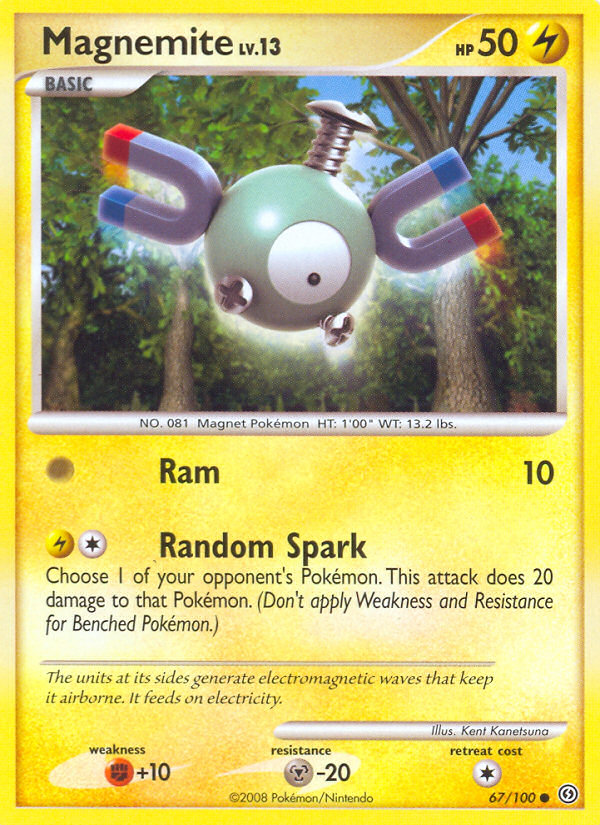 Magnemite (67/100) [Diamond & Pearl: Stormfront] | Exor Games Dartmouth