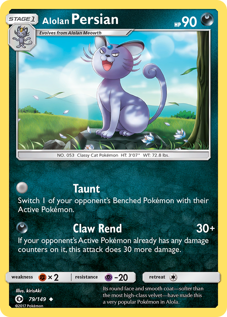 Alolan Persian (79/149) [Sun & Moon: Base Set] | Exor Games Dartmouth