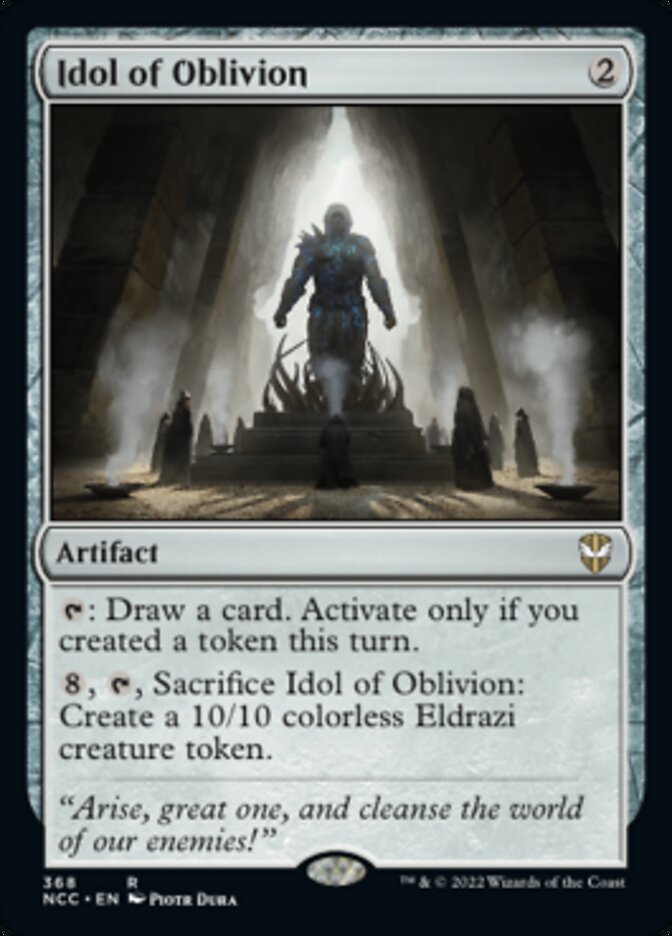 Idol of Oblivion [Streets of New Capenna Commander] | Exor Games Dartmouth