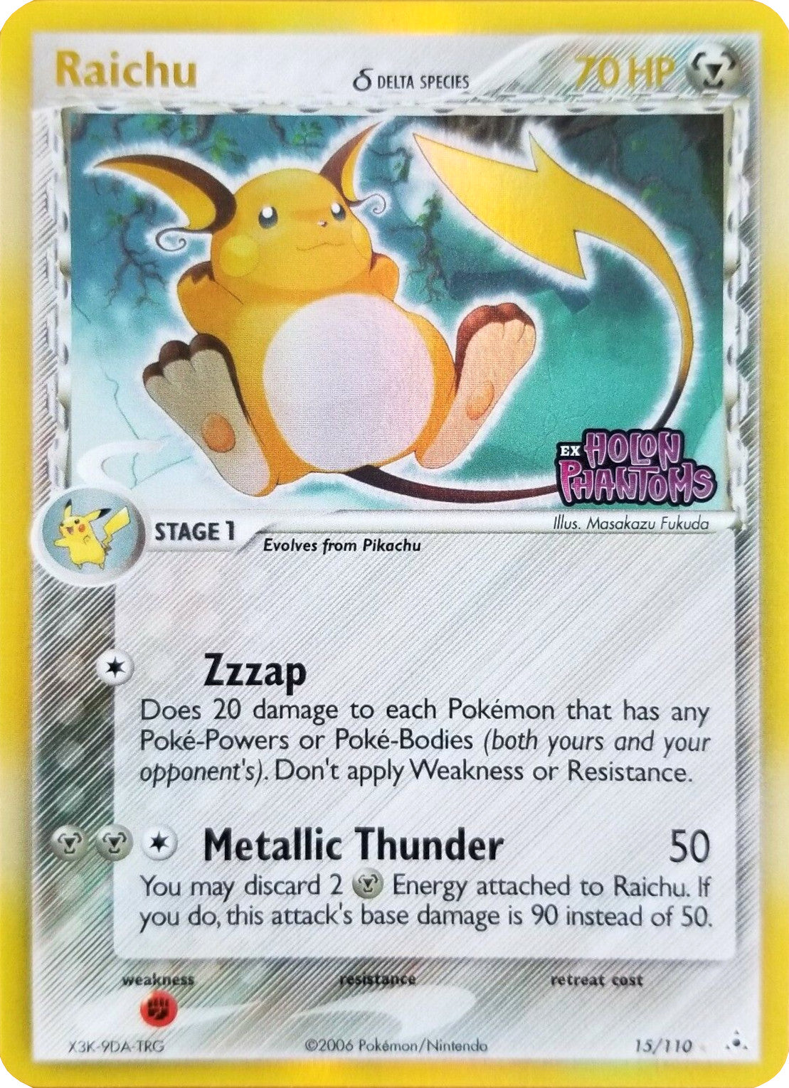 Raichu (15/110) (Delta Species) (Stamped) [EX: Holon Phantoms] | Exor Games Dartmouth