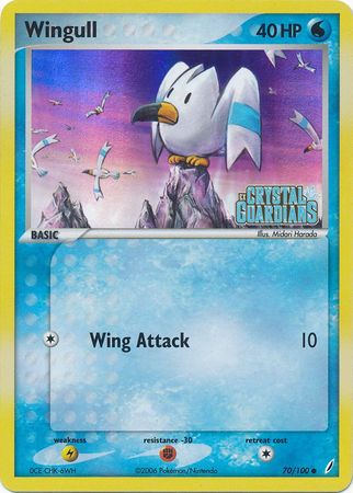 Wingull (70/100) (Stamped) [EX: Crystal Guardians] | Exor Games Dartmouth