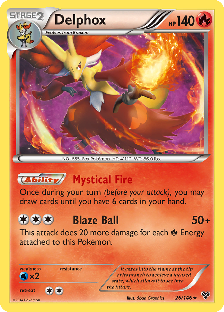 Delphox (26/146) [XY: Base Set] | Exor Games Dartmouth