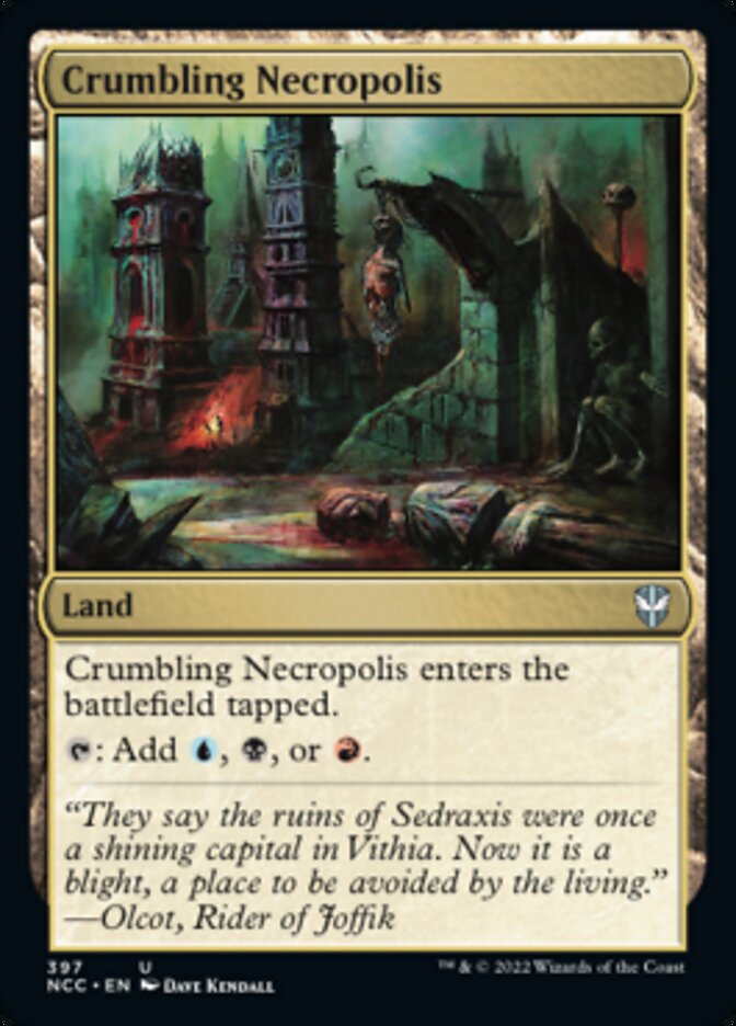Crumbling Necropolis [Streets of New Capenna Commander] | Exor Games Dartmouth