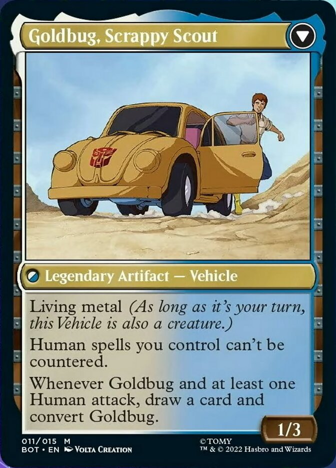 Goldbug, Humanity's Ally // Goldbug, Scrappy Scout [Universes Beyond: Transformers] | Exor Games Dartmouth